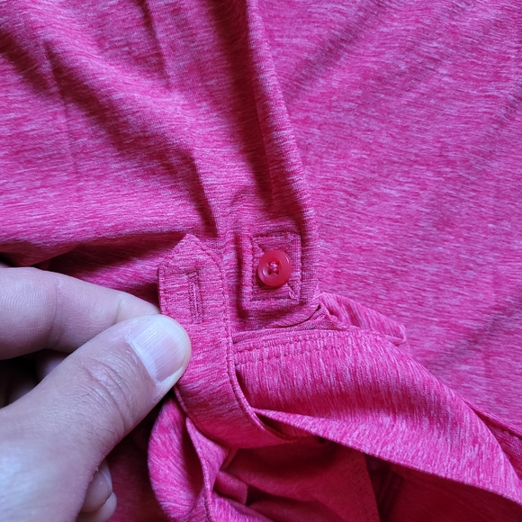 Eddie Bauer Travex Shirt Womens 2XL Button Up Pink Performance Stretch Hike Fish - Picture 12 of 12
